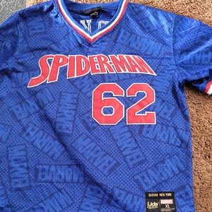 Spider-Man Blue Graphic Jersey
